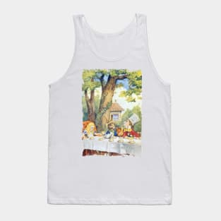 John Tenniel Wonderland- Mat Hatter's Tea Party Tank Top